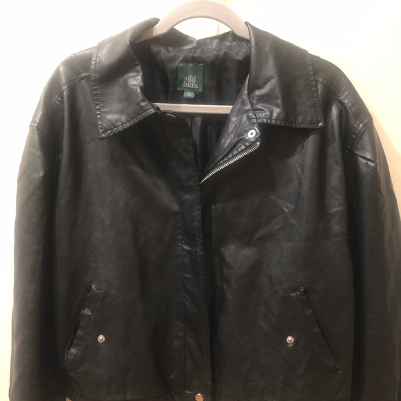 wild fable Jackets & Blazers - Black Faux Leather Jacket Wild Fable